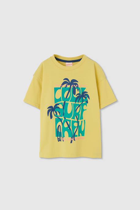 T-shirt garçon  motif palmiers  - vertbaudet enfant