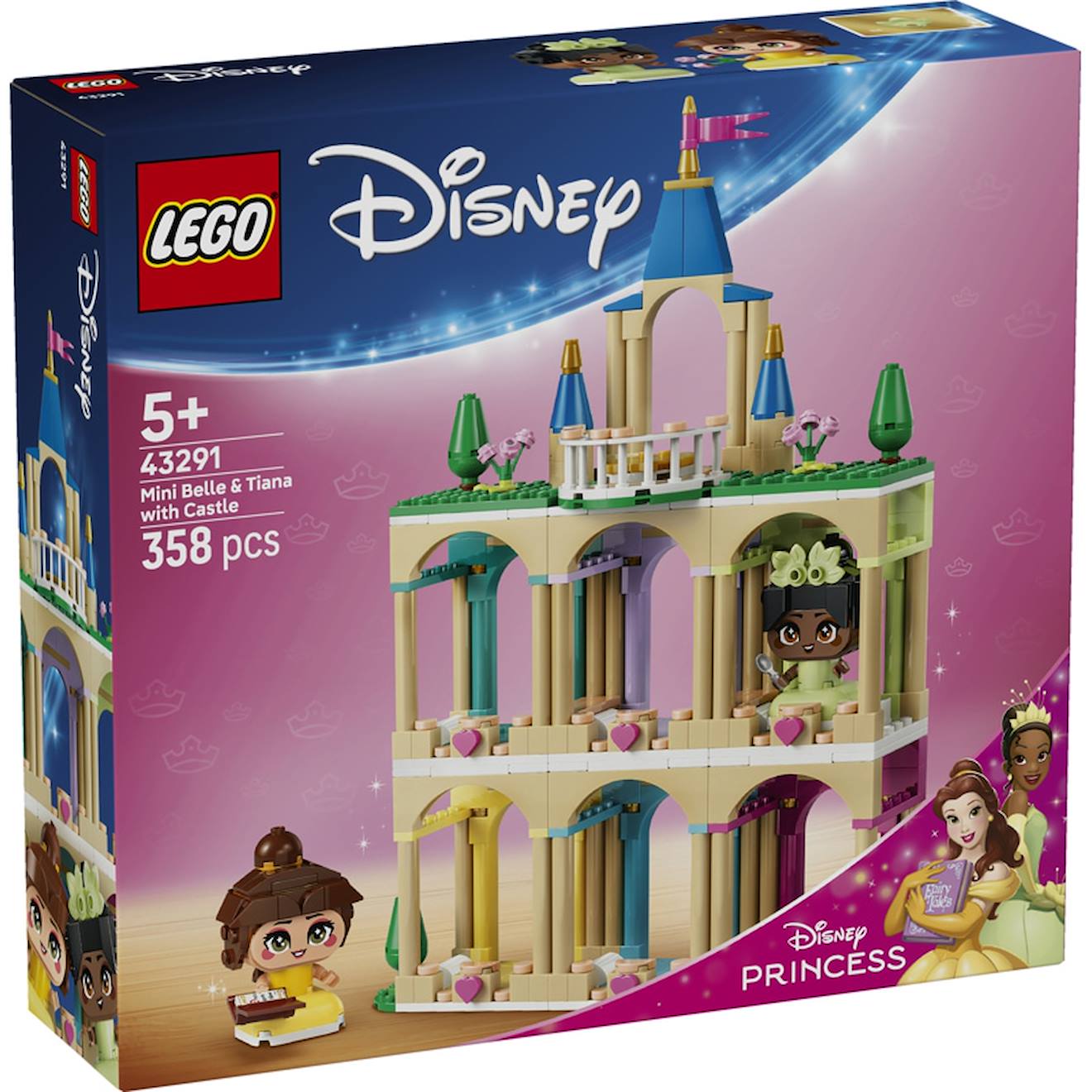 Lego 43291 - Château Et Figurines Mini Belle Princesses Multicolore