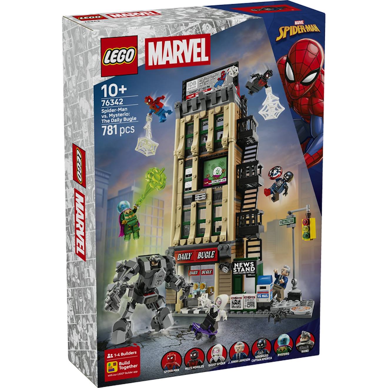 Lego 76342 - Mysterio Daily Bugle Vs Spider Multicolore