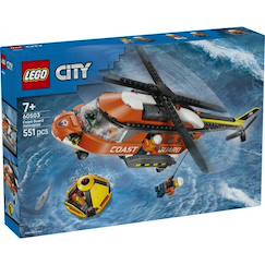 -Lego 60503 - l'hélicoptère des garde-côtes