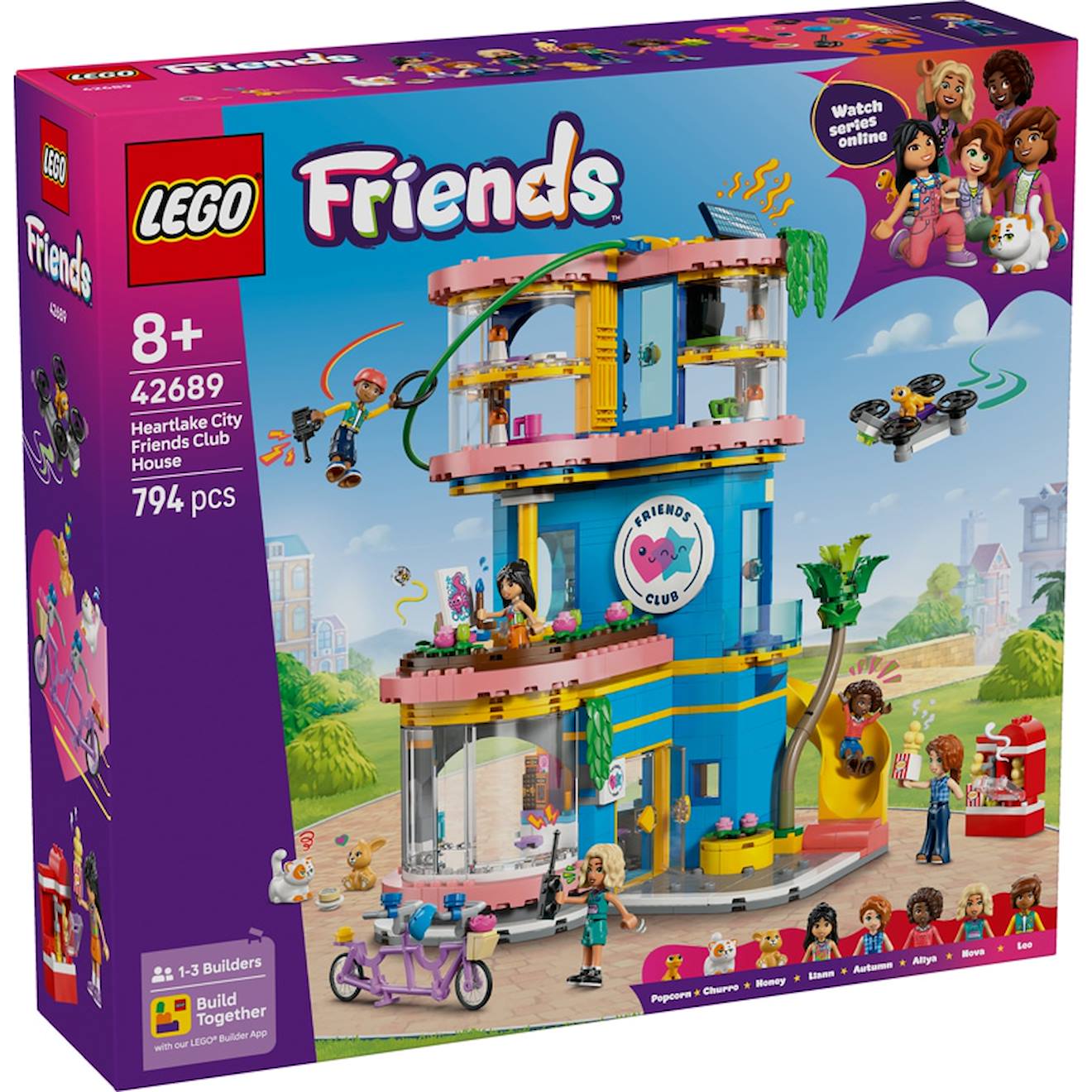 Lego 42689 - Clubhouse Heartlake Friends Multicolore