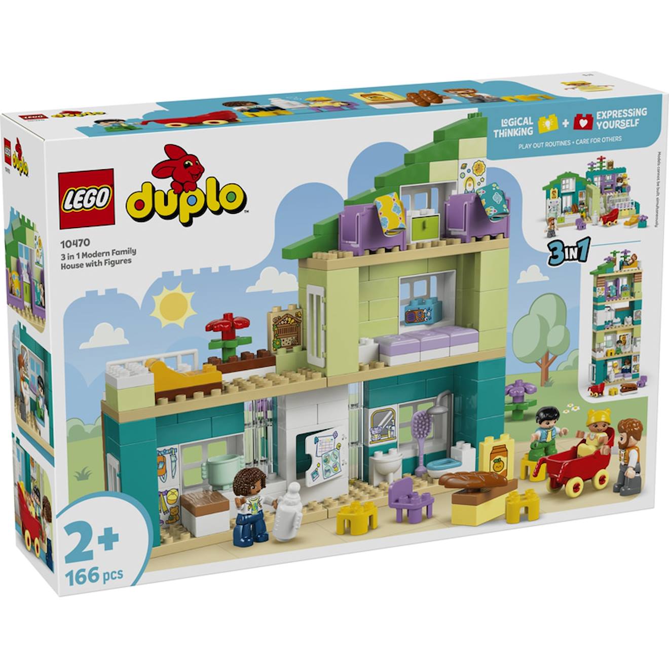 Lego 10470 - Maison Familiale 3en1 Duplo Multicolore