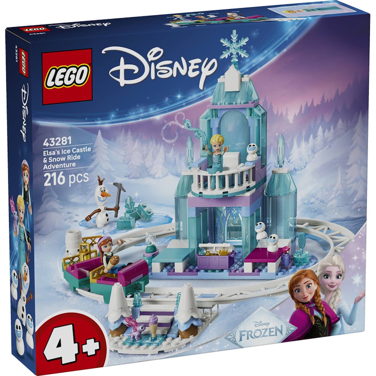 Lego 43281 - Château De Glace Et Piste Reine Des Neiges Multicolore
