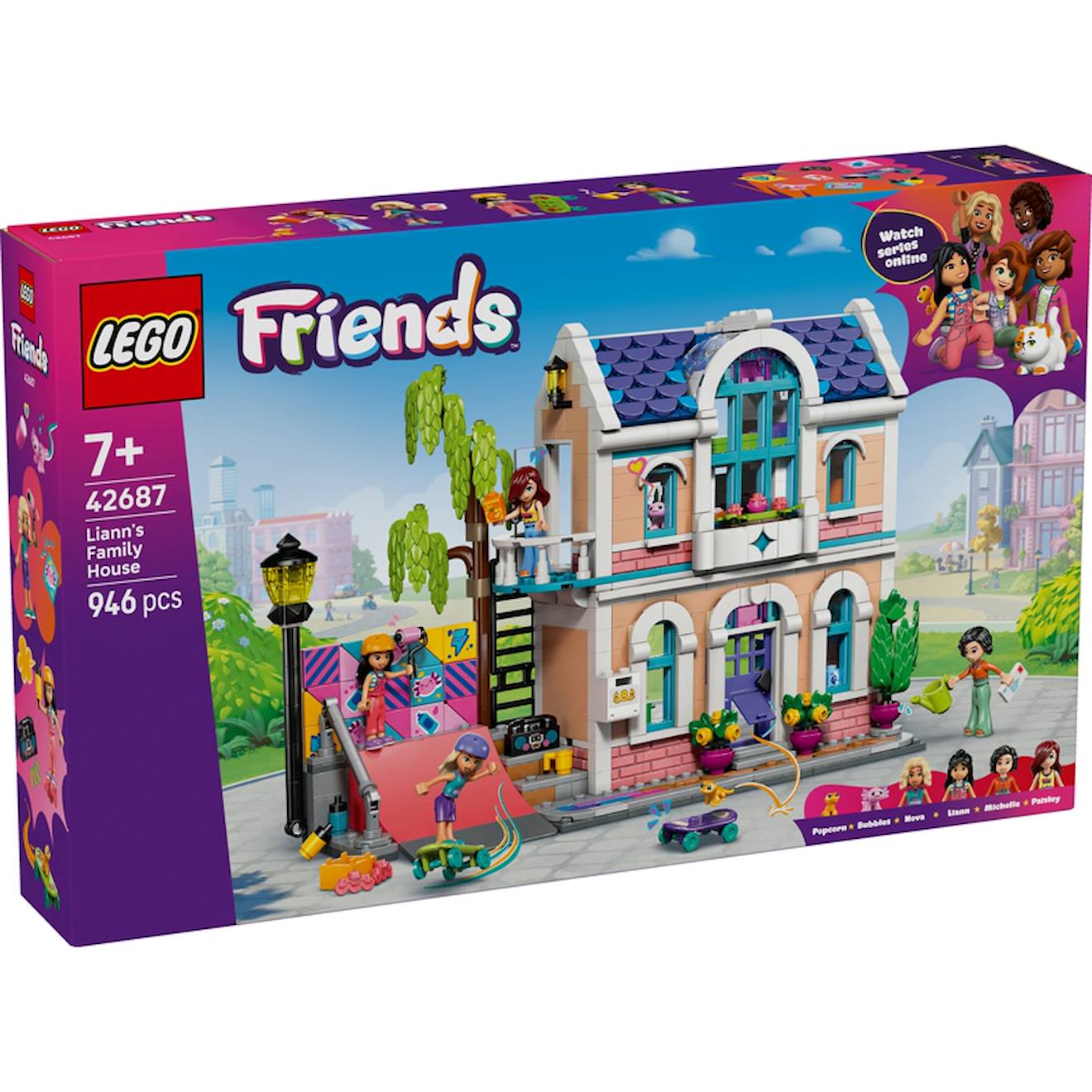 Lego 42687 - maison de famille liann friends multicolore
