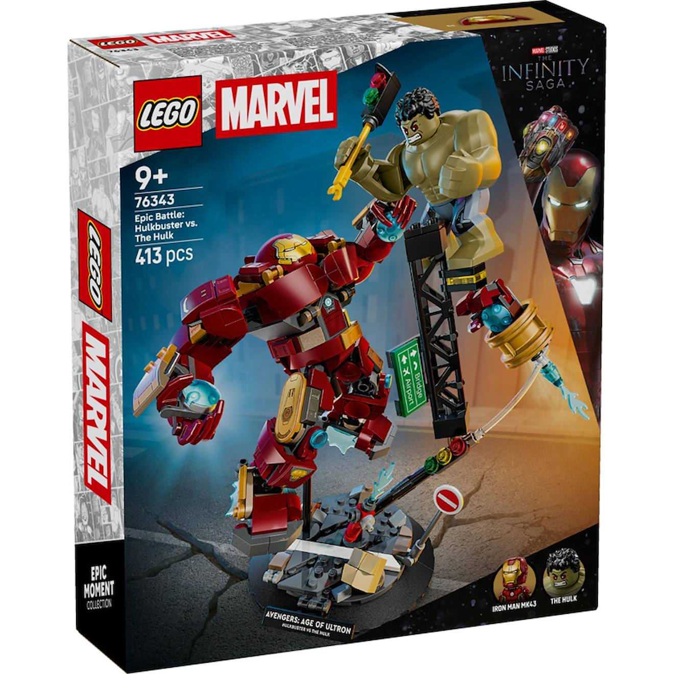 Lego 76343 - combat hulkbuster vs hulk multicolore