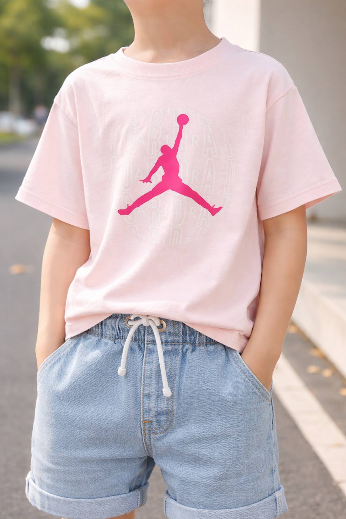 T-shirt Jordan Pour Enfant Pink
