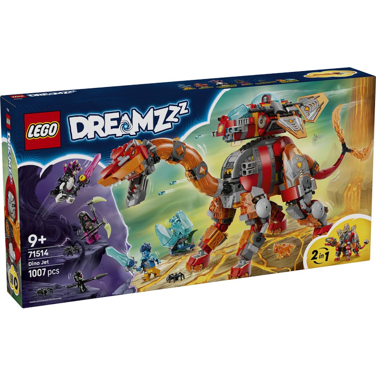 Lego 71514 - Vaisseau Dino Dreamzzz Multicolore