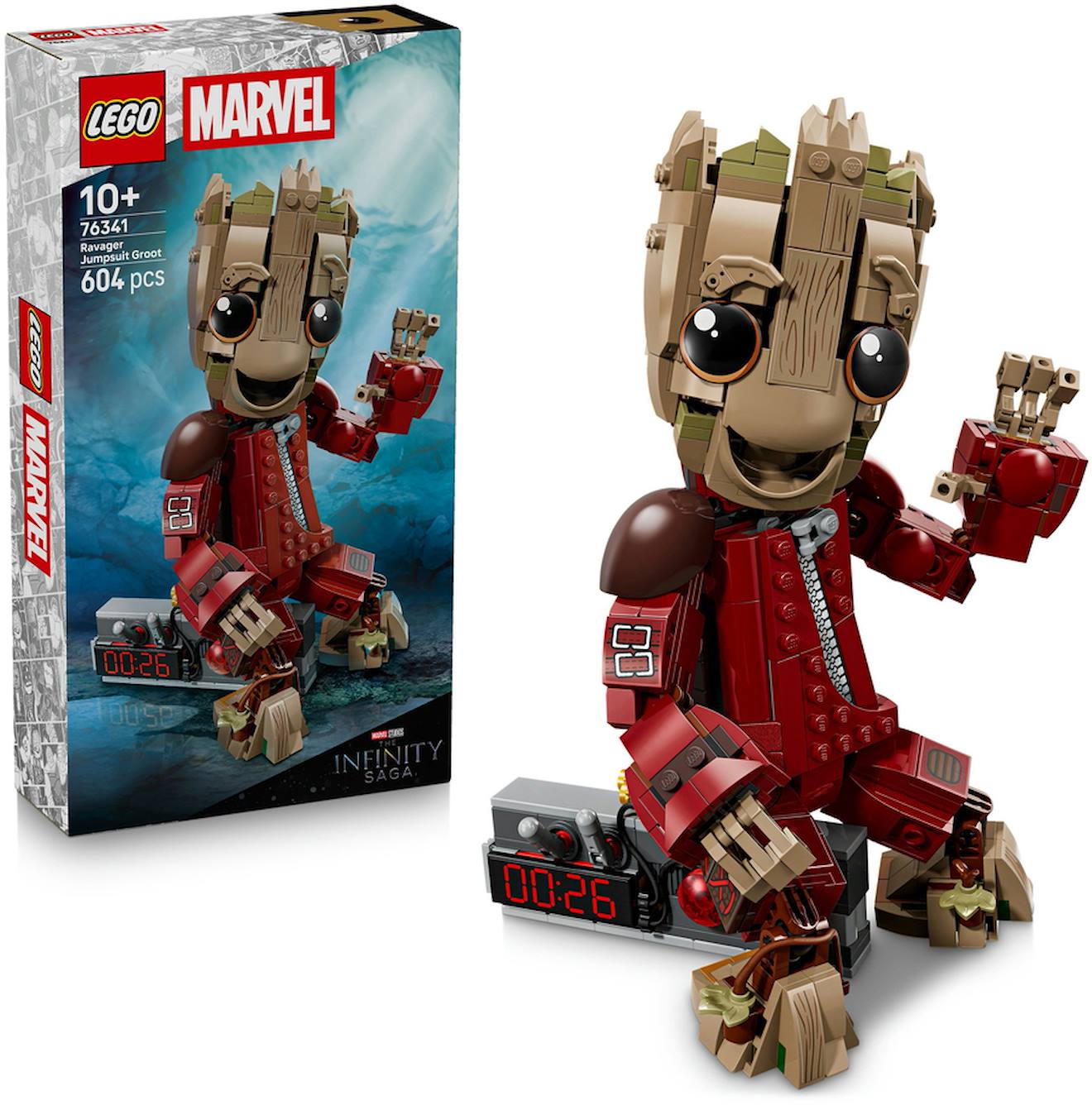 Lego 76341 - Groot En Tenue De Ravageur Multicolore
