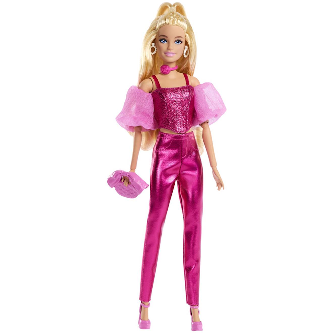 Poupée Barbie Style Metali-rose Rose