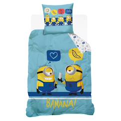 Linge de maison et décoration-Linge de lit enfant-Housse de couette-Housse de couette universal minions coton