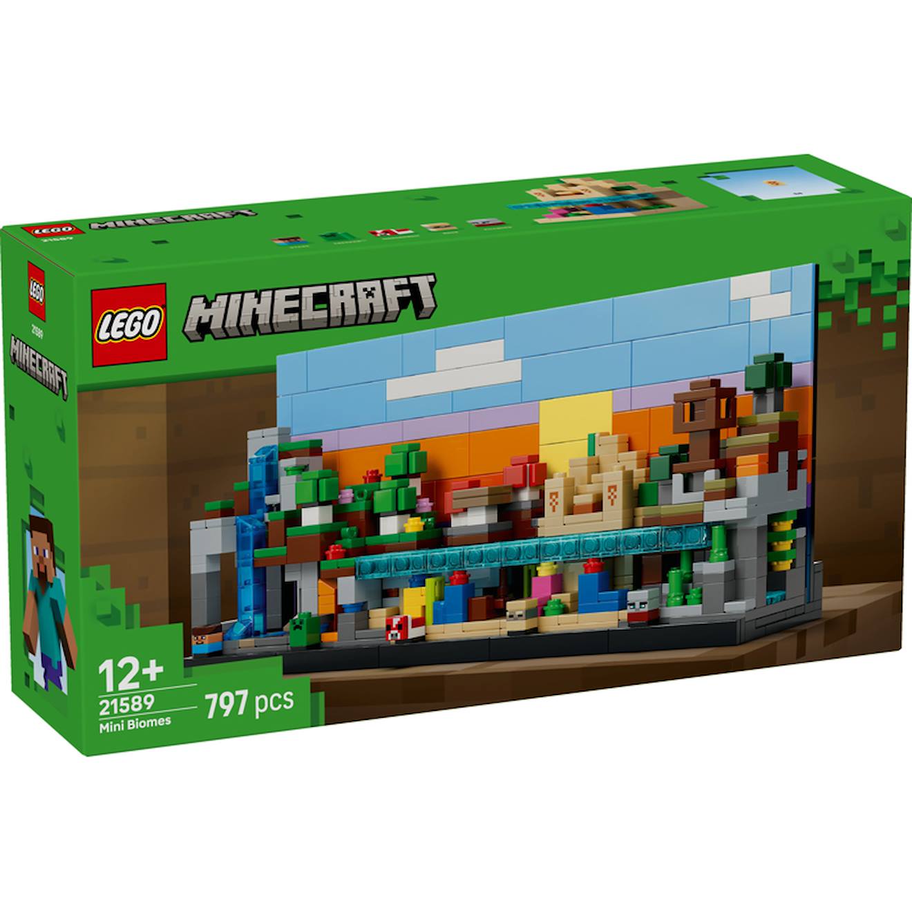 Lego 21589 - Mini Biomes Minecraft Multicolore
