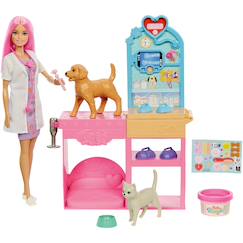 Jouet-Poupons et poupées-Clinique vétérinaire barbie