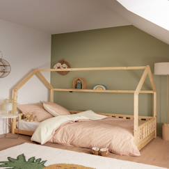 Linge de maison et décoration-Linge de lit enfant-Housse de couette enfant imprimée en percale de coton, mini vichy