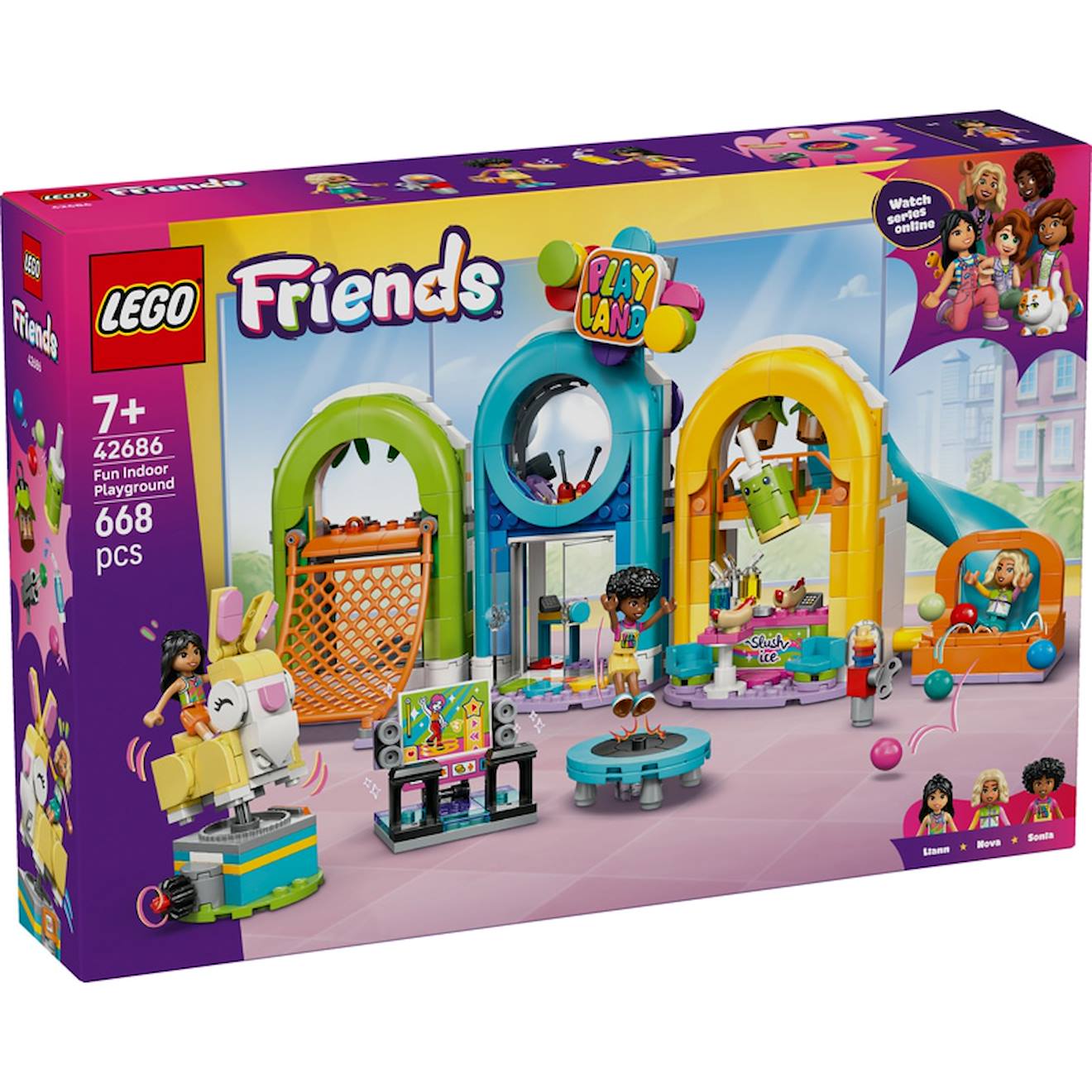 Lego 42686 - Aire De Jeux Intérieur Friends Multicolore