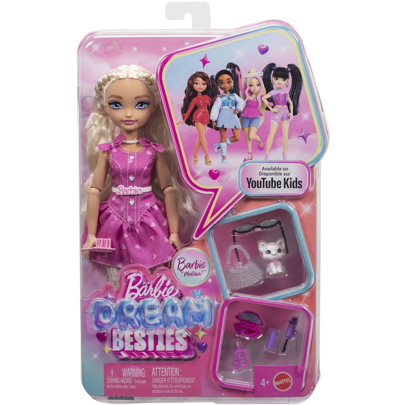 Poupée Malibu Dream Besties Barbie Rose