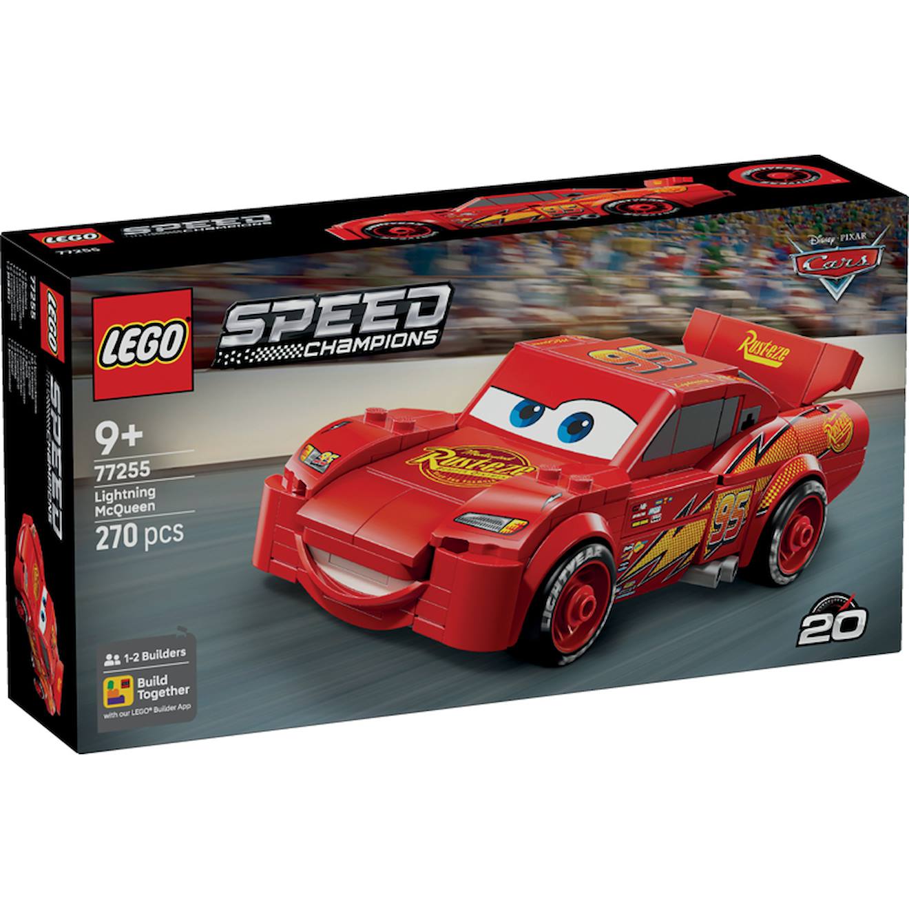 Lego 77255 - Flash Mcqueen Cars Rouge