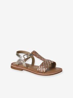 Chaussures-Chaussures fille 23-38-Sandales-Sandales cuir fille collection maternelle