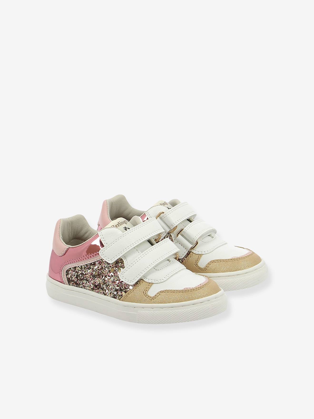 Baskets maternelle scratch Berlingot rose Baskets maternelle scratch Berlingot rose