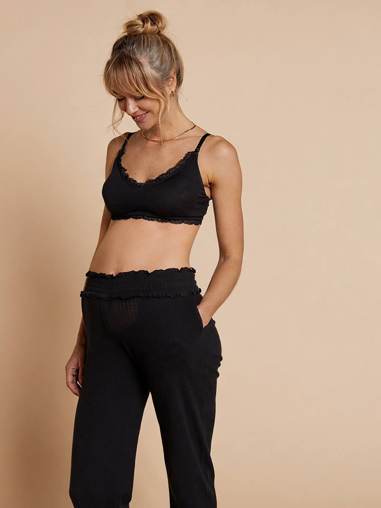 Soutien gorge allaitement femme noir