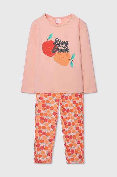 Pyjama fille manches longues imprimé  - vertbaudet enfant
