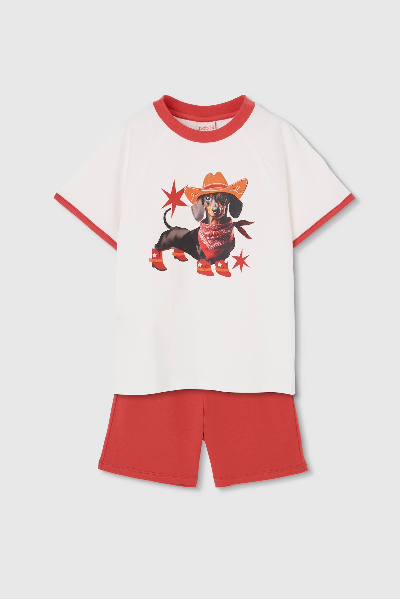 Pyjama Enfant En Coton Imprim Blanc 18$