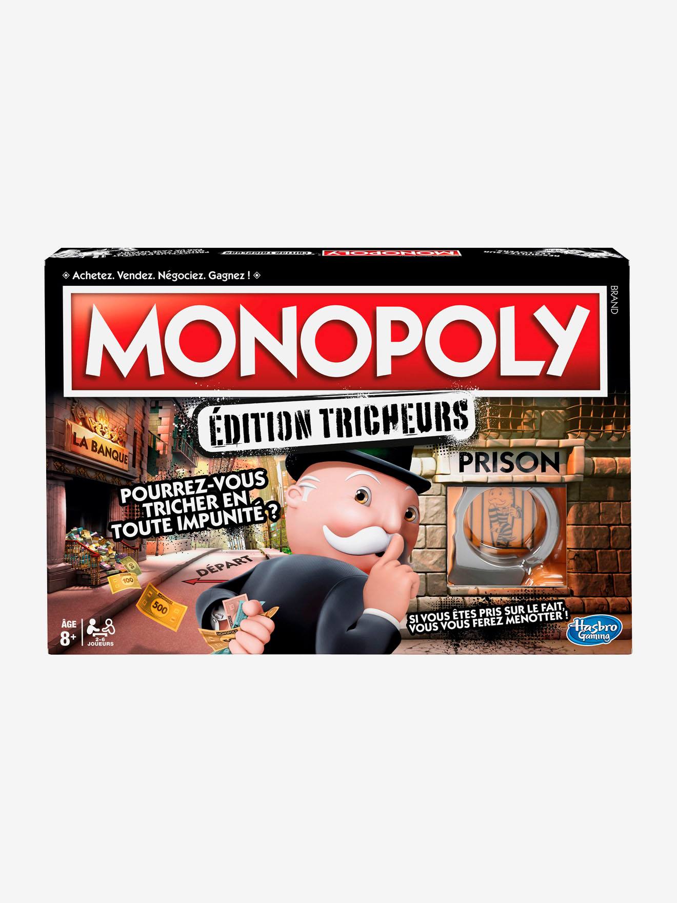 Hasbro - Monopoly Edition Tricheurs - Hasbro Gaming Noir
