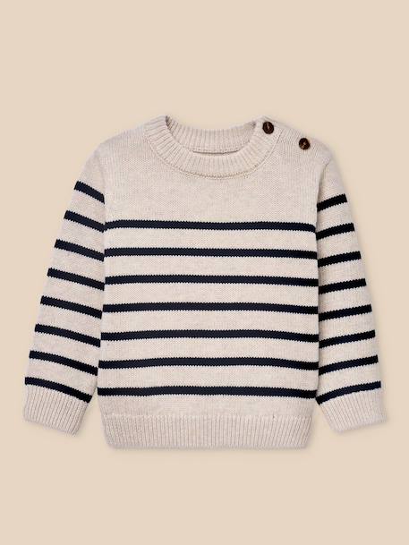 Bébé-Pull rayé bébé - coton biologique