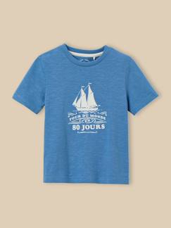 T-shirt enfant collection jules verne - coton biologique  - vertbaudet enfant