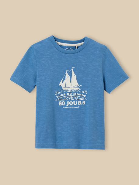 T-shirt enfant collection jules verne - coton biologique  - vertbaudet enfant