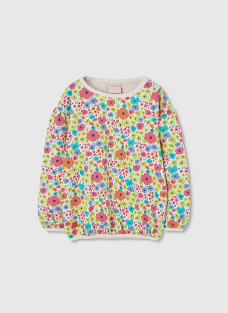 Fille-Sweat-shirt fille imprimé en maille