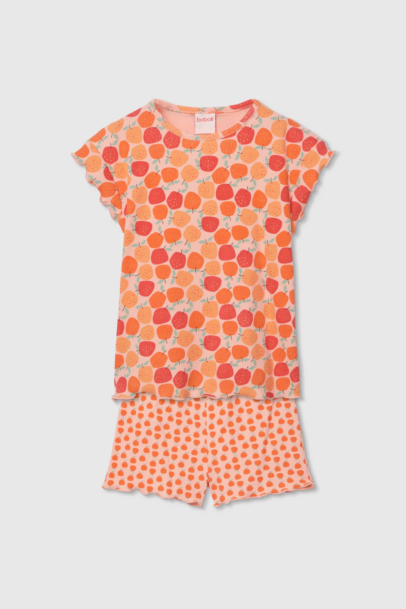 Pyjama Fille En Coton Imprim Multicolore 16$