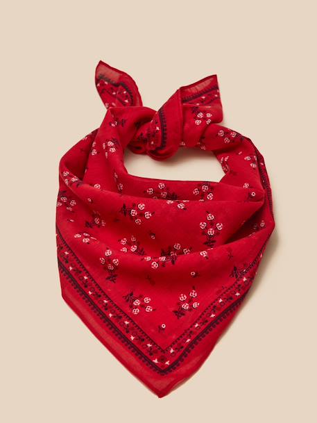 Foulard bourgeons  - coton biologique  - vertbaudet enfant