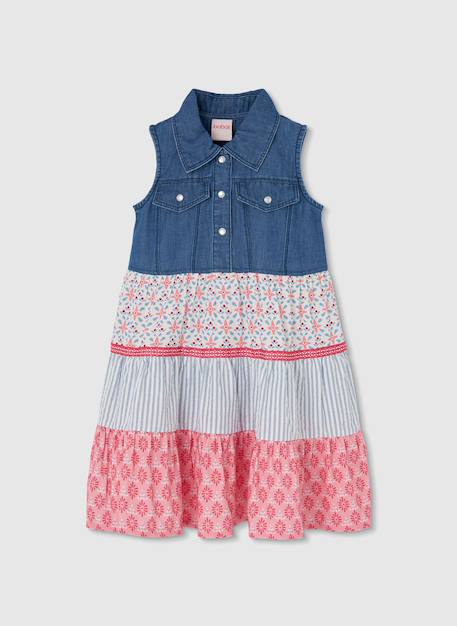 Robe en denim  - vertbaudet enfant