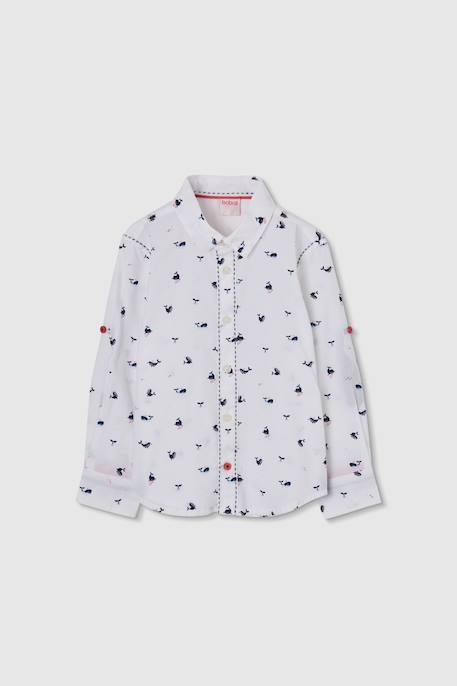 Garçon-Chemise enfant popeline imprimée
