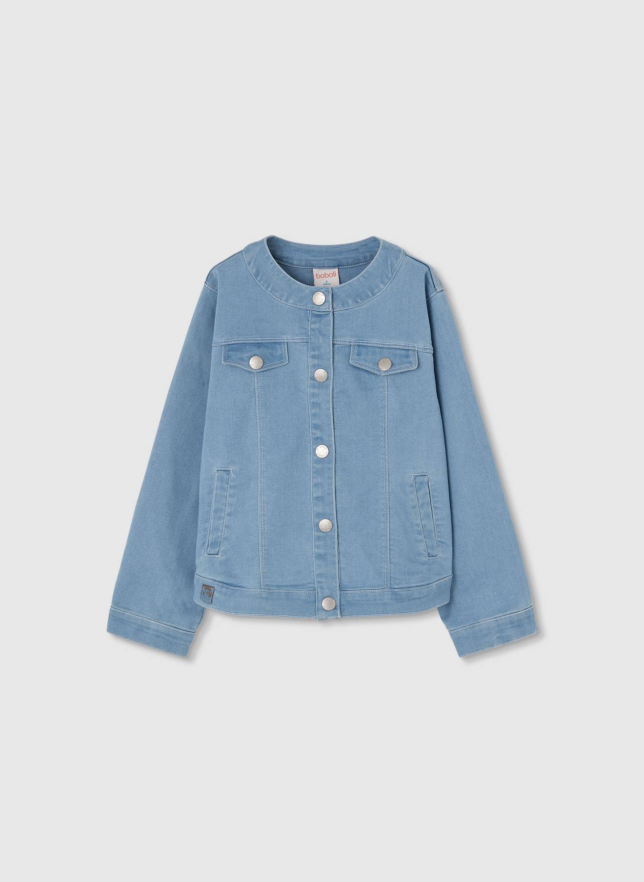 Veste En Denim Pour Fille Bleu