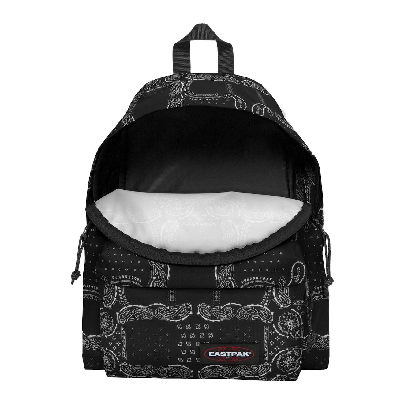 Sac a dos padded pak'r noir à motif bandana paisley