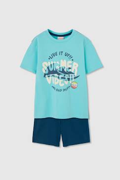 Ensemble t-shirt et bermuda coton  - vertbaudet enfant