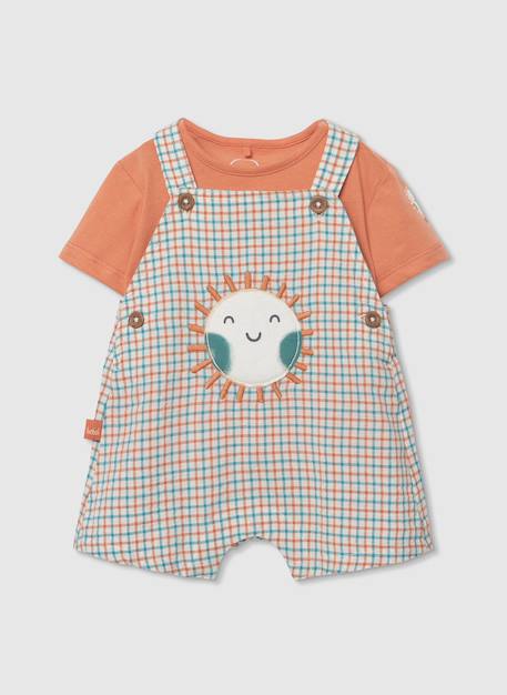 Bébé-Ensemble pour bébé coton à carreaux