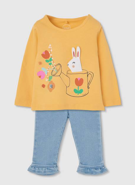 Bébé-Ensemble bébé t-shirt et pantalon coton