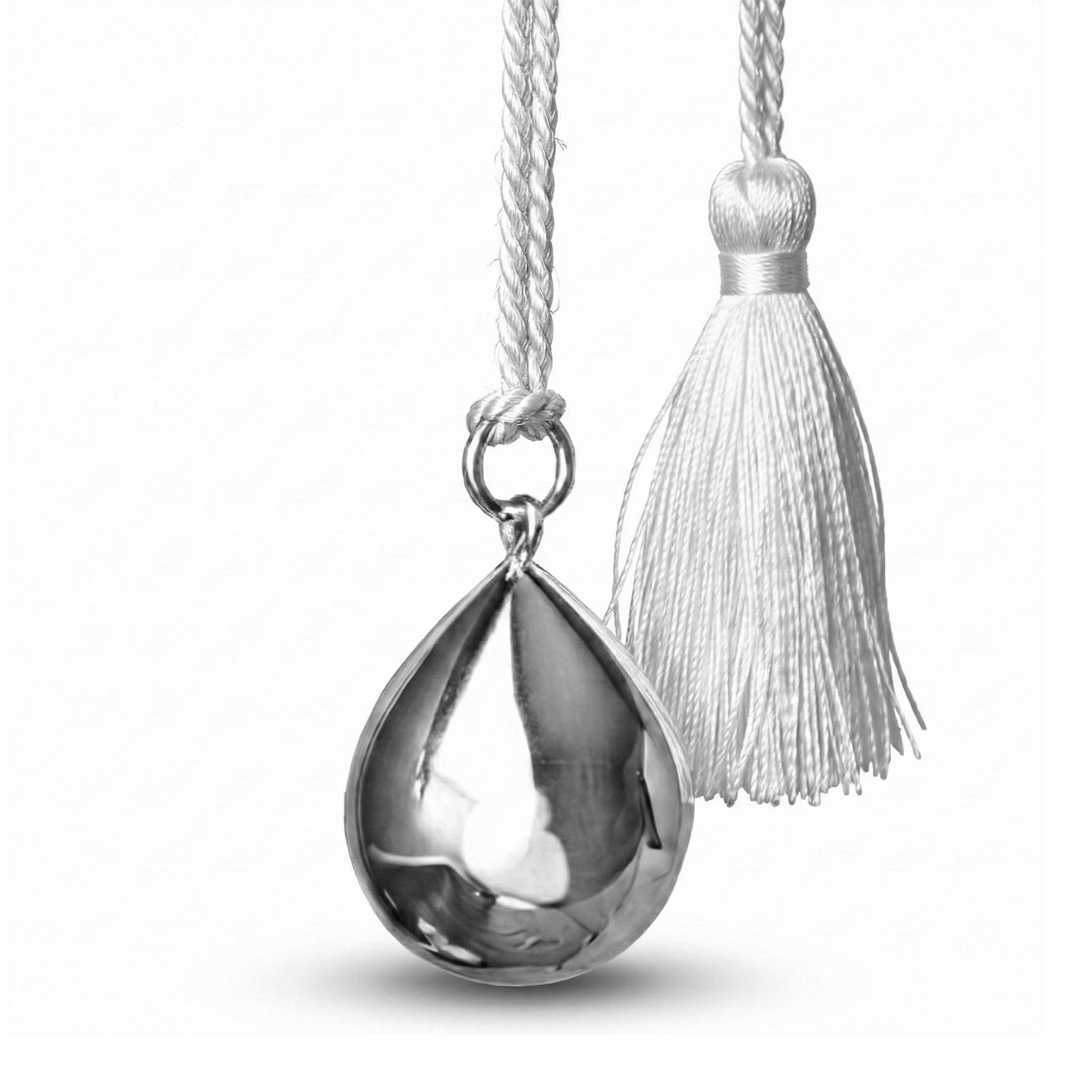 Bola De Grossesse Collier Goutte Satin Argent (Bola) - Couverture