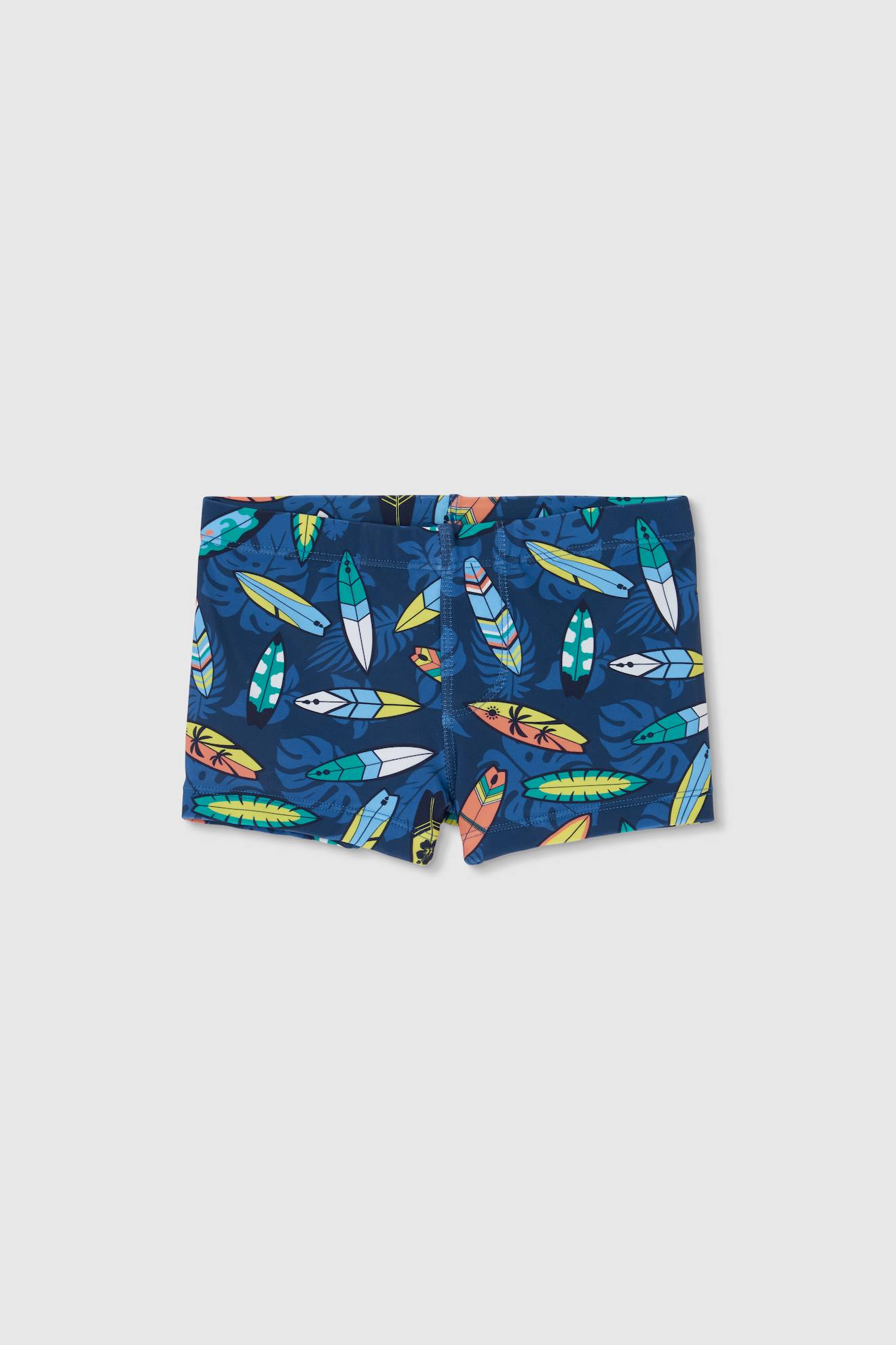 Maillot De Bain Enfant Planche De Surf Bleu