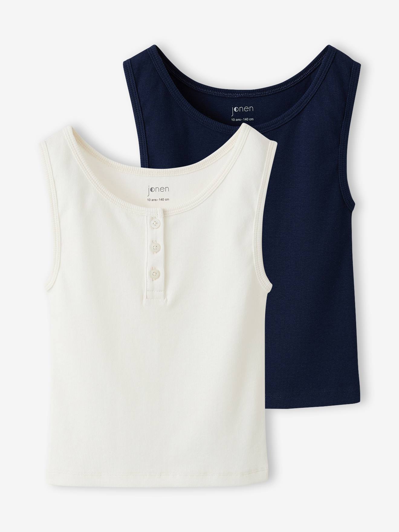 Lot de 2 dbardeurs fille Jonen marine 13 €
