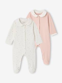 Lot 2 pyjamas bébé coton bio  - vertbaudet enfant