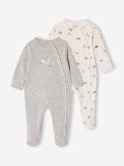 Lot de 2 pyjamas dors-bien bébé naissance  - vertbaudet enfant