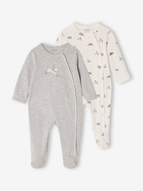 Bébé-Lot de 2 pyjamas dors-bien bébé naissance