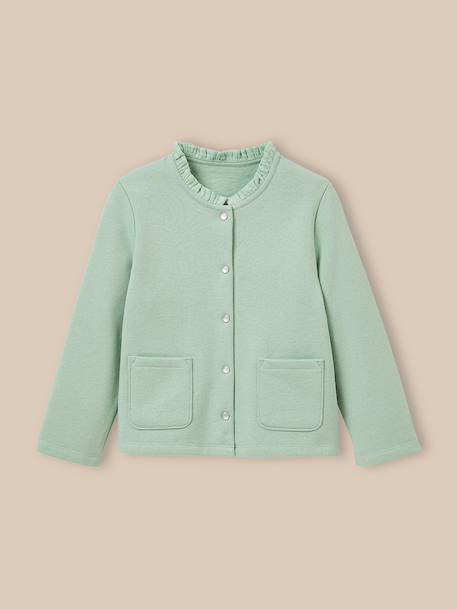 Fille-Gilet fille en molleton - coton biologique