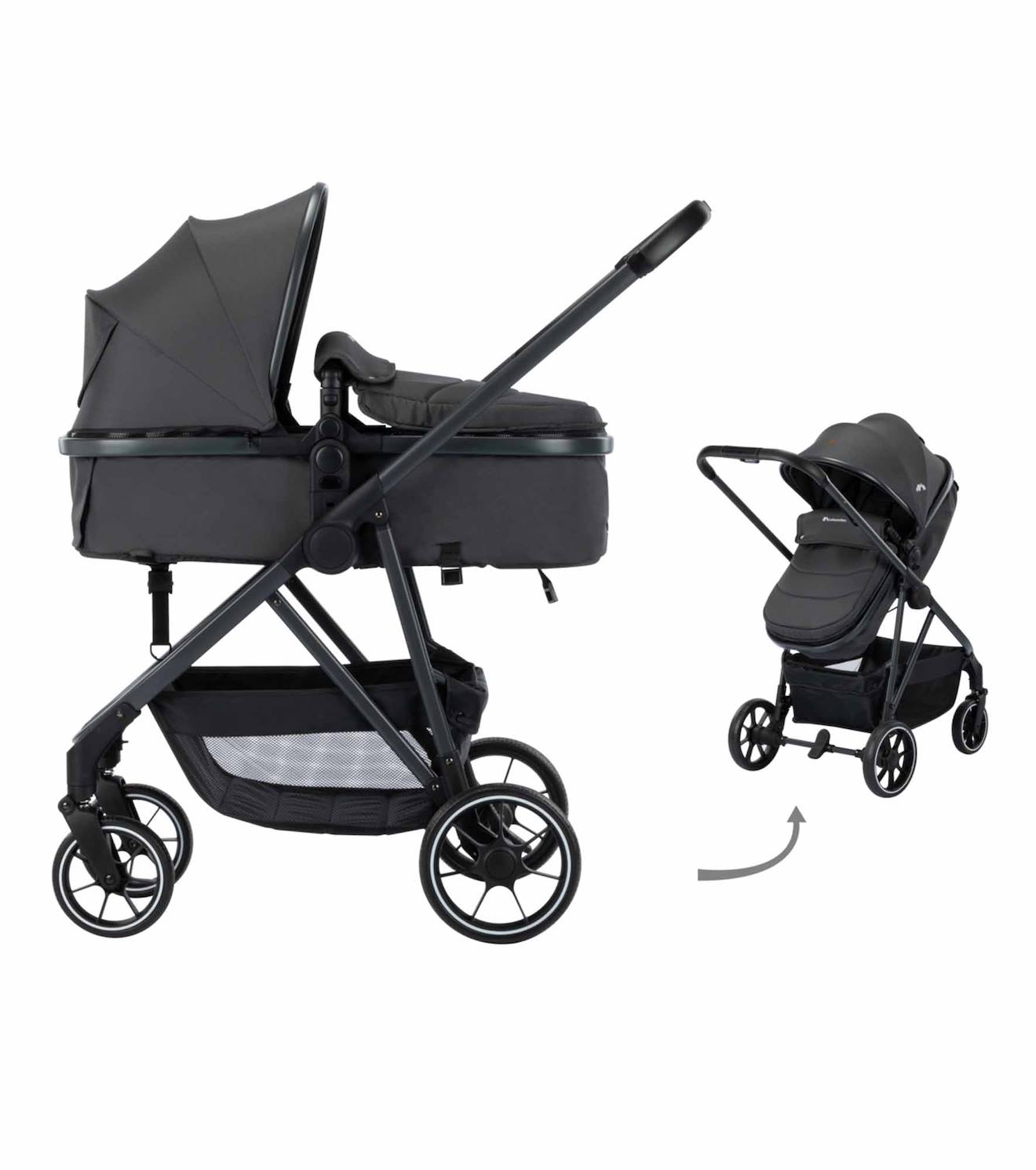 Bebeconfort Poussette Trio Brume Avec Siège Auto I-size Mineral Graphite (Bébé Confort) - Image 1