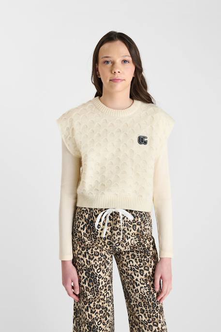 Fille-Pull, gilet, sweat-Pull kimmygi