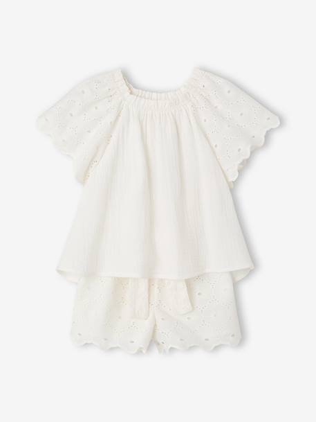 Ensemble 2 pièces short fille Ella Happy Time  - vertbaudet enfant