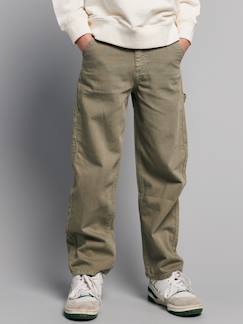 Pantalon garçon toile multipoche  - vertbaudet enfant